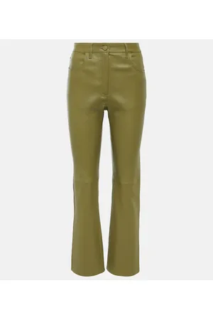 Joseph Stretch Duke leather straight pants