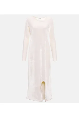Jil Sander Wool-blend midi dress