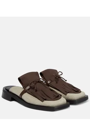 Gia Borghini GIA/RHW Rosie 40 linen slippers