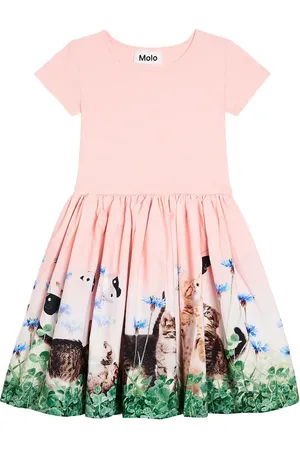 Molo Cissa floral cotton-blend dress