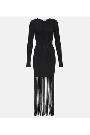 Ganni Fringed minidress