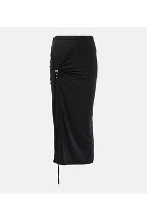 Jacquemus La Jupe Pareo Croissant midi skirt