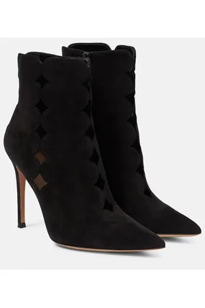 Gianvito Rossi Suede ankle boots