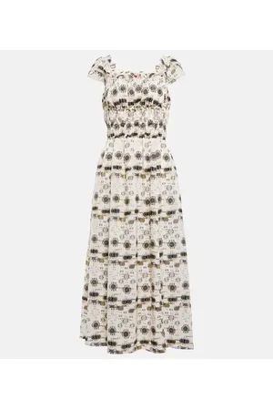 Altuzarra Silk-blend midi dress