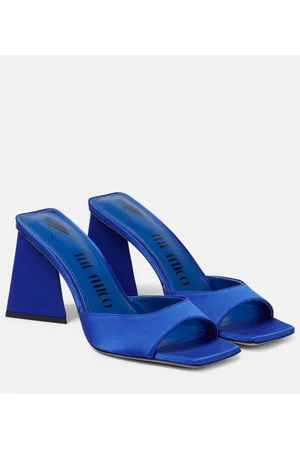 The Attico Mini Devon 85 satin mules