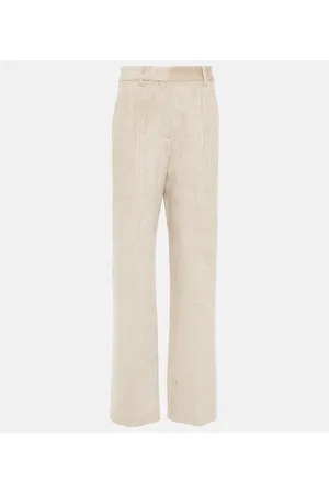 Brunello Cucinelli High-rise wide-leg corduroy pants