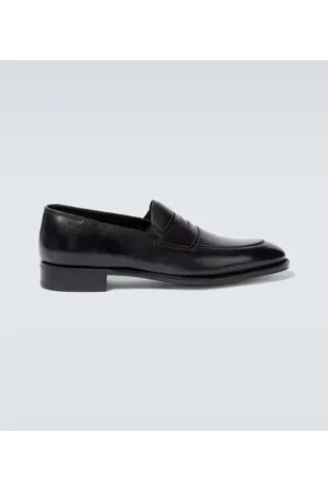 JOHN LOBB Montgomery leather loafers