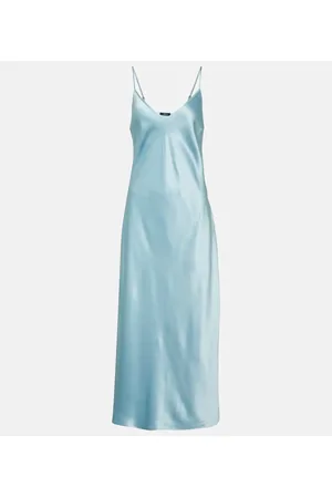 Joseph Clea silk satin slip dress