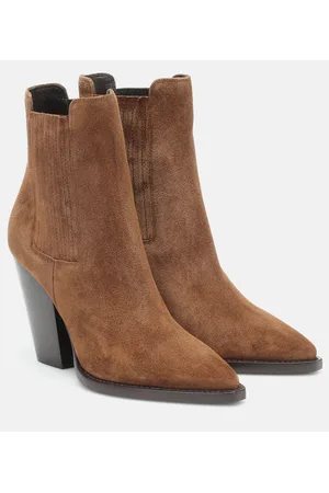 Saint Laurent Theo 95 suede ankle boots