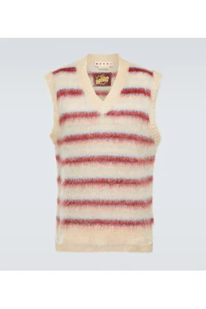 Marni Striped wool-blend sweater vest