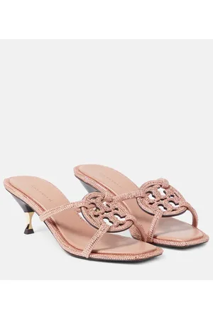 Tory Burch Geo Bombe Miller suede sandals