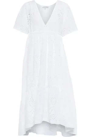 Heidi Klein Broderie anglaise cotton midi dress