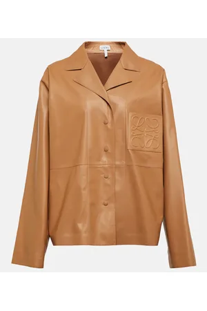 Loewe Anagram leather jacket