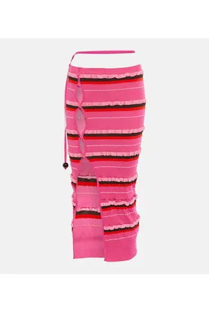 Jacquemus La Jupe Maille Concha midi skirt