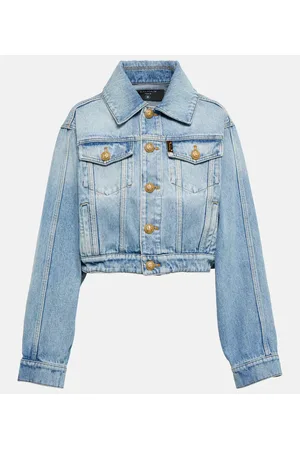 Balmain Cropped denim jacket