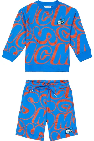 Stella McCartney Printed cotton sweatshirt and shorts