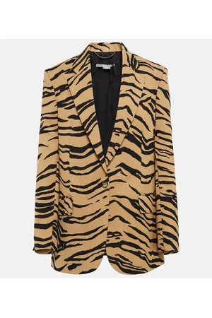 Stella McCartney Jacquard wool-blend blazer