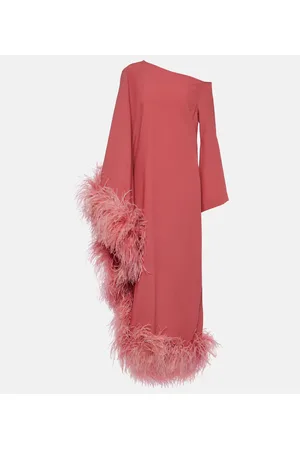 ‎Taller Marmo‎ Ubud Extravaganza feather-trimmed gown