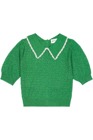 MORLEY Saxy collared LurexÂ® sweater