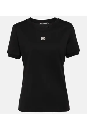 Dolce & Gabbana Embellished cotton jersey T-shirt