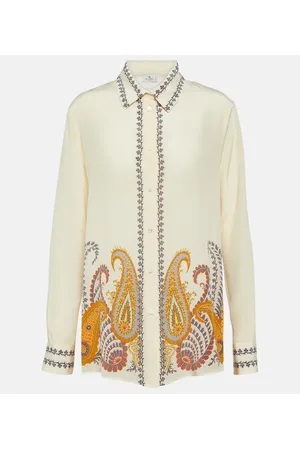 Etro Paisley silk blouse