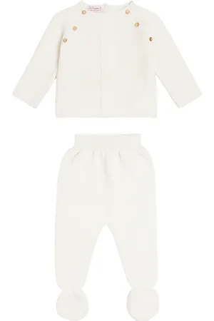La Coqueta Baby Ciro wool top and pants set