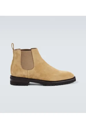 Manolo Blahnik Brompton suede Chelsea boots