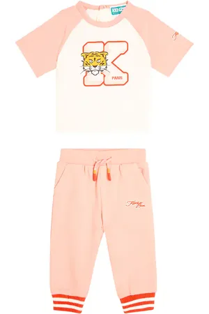 Kenzo Baby cotton jersey T-shirt and sweatpants set
