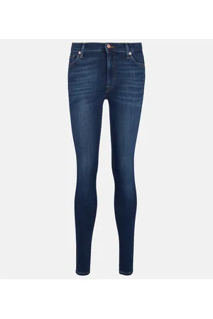 7 for all Mankind Slim Illusion Luxe high-rise skinny jeans