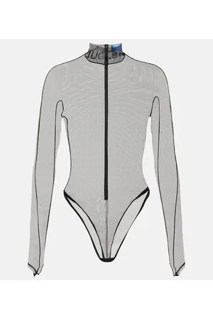 MUGLER Mesh bodysuit