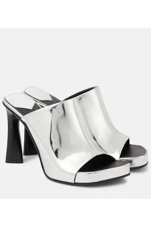 Stella McCartney Elsa mirrored faux leather sandals