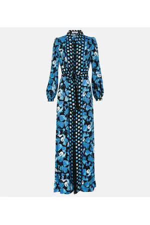 Diane von Furstenberg Joshua floral crÃªpe maxi dress