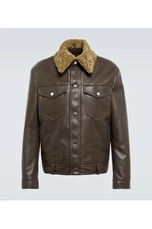 Nanushka Boyce regenerated leather jacket