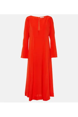Dorothee Schumacher Sophisticated Volumes silk midi dress