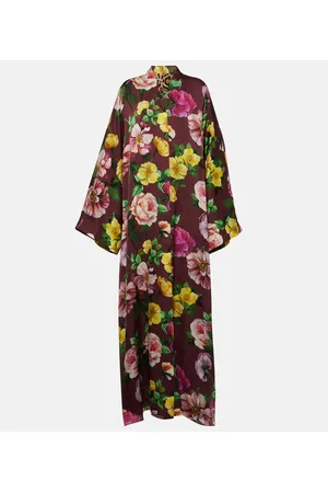 Dolce & Gabbana Printed silk maxi dress