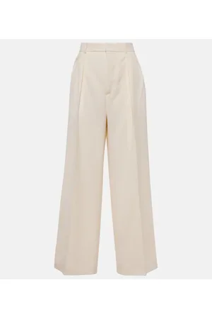 WARDROBE.NYC High-rise wool wide-leg pants