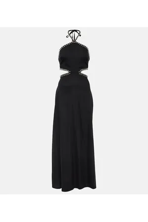 Simkhai Bellina cutout linen-blend maxi dress