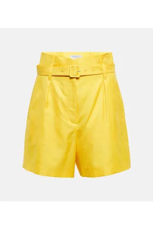GABRIELA HEARST Claudio wool, silk, and linen shorts