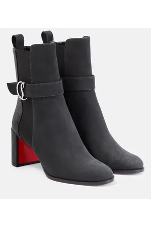 Christian Louboutin CL Chelsea Booty suede ankle boots