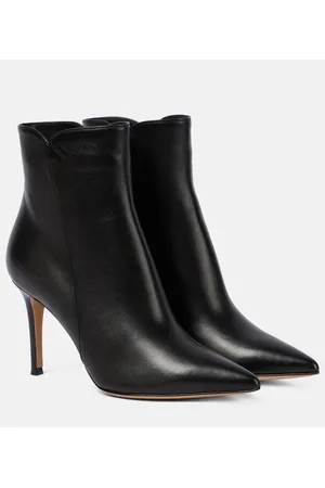 Gianvito Rossi Levy 85 leather ankle boots
