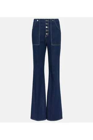 VERONICA BEARD Crosbie high-rise wide-leg jeans