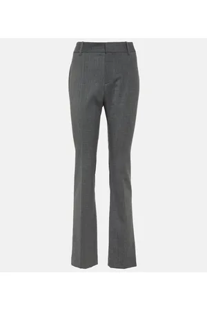NILI LOTAN Evan wool-blend slim pants