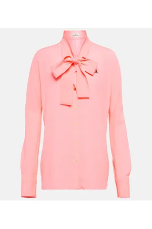 Vivienne Westwood Tie-neck crÃªpe blouse