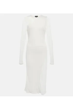 Tom Ford CrÃªpe jersey midi dress