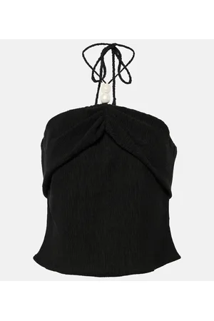 MAGDA BUTRYM Halterneck crop top