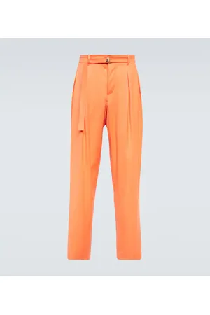 King & Tuckfield Grant high-rise wide-leg wool pants