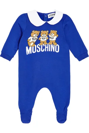 Moschino Baby Teddy Bear cotton jersey onesie