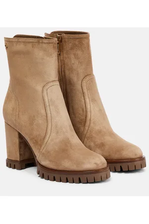 Gianvito Rossi Timber suede ankle boots
