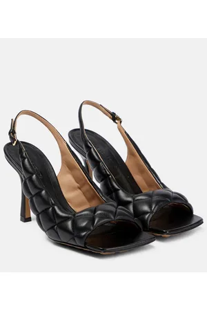 Bottega Veneta Padded leather slingback sandals