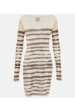 Jean Paul Gaultier X KNWLS striped minidress